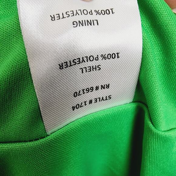 Hutch by Anthropologie Bowtie Fit and Flare Kelly Green Sleeveless Dress - Picture 8 of 10